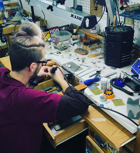 Adam Caver custom jewelry